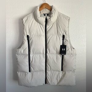 Under Armour ColdGear Infrared 700 Fill Down Puffer Vest Jacket Men’s Size 3XL